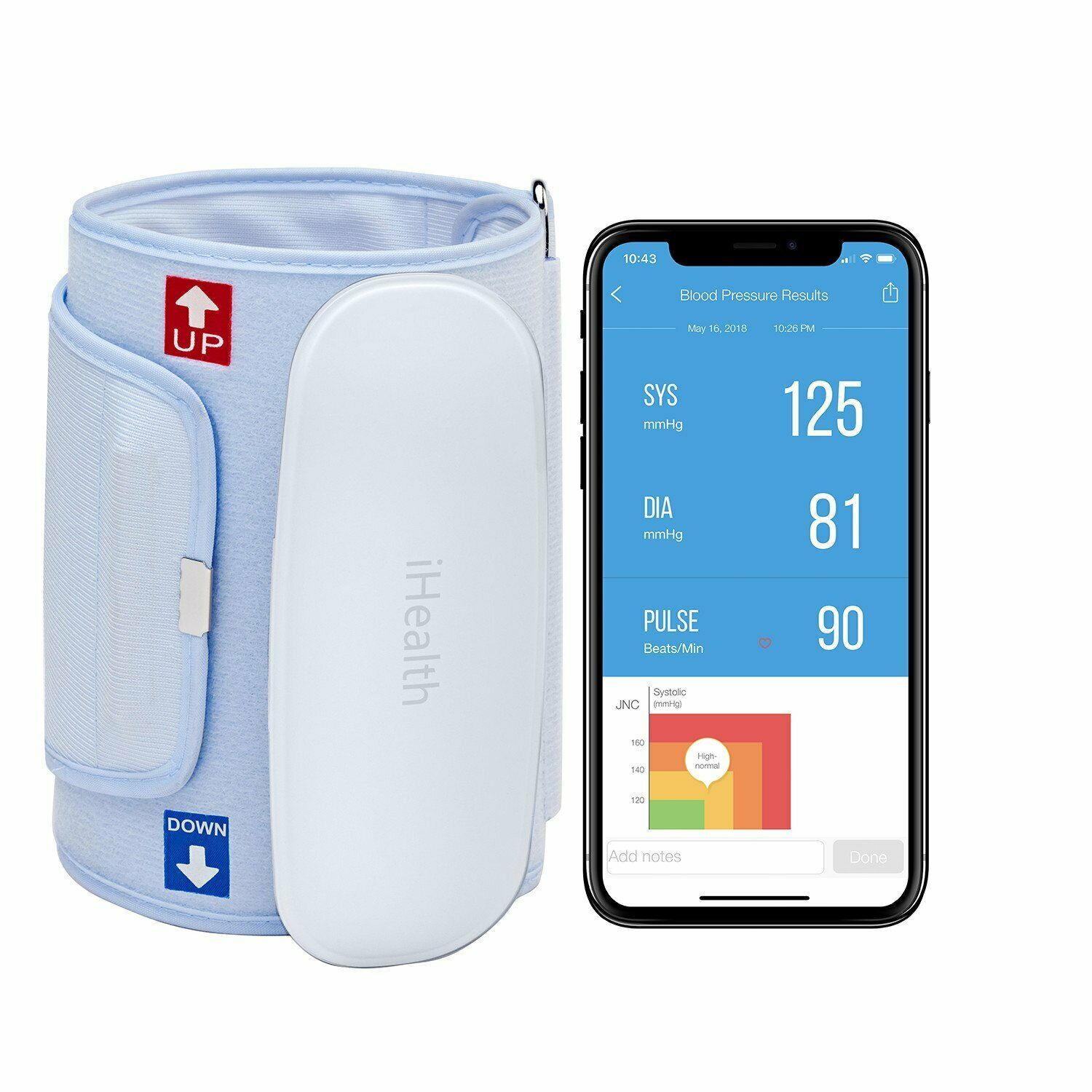 Genuine iHealth BP5 Bluetooth blood pressure monitor Smart meter iOS ...