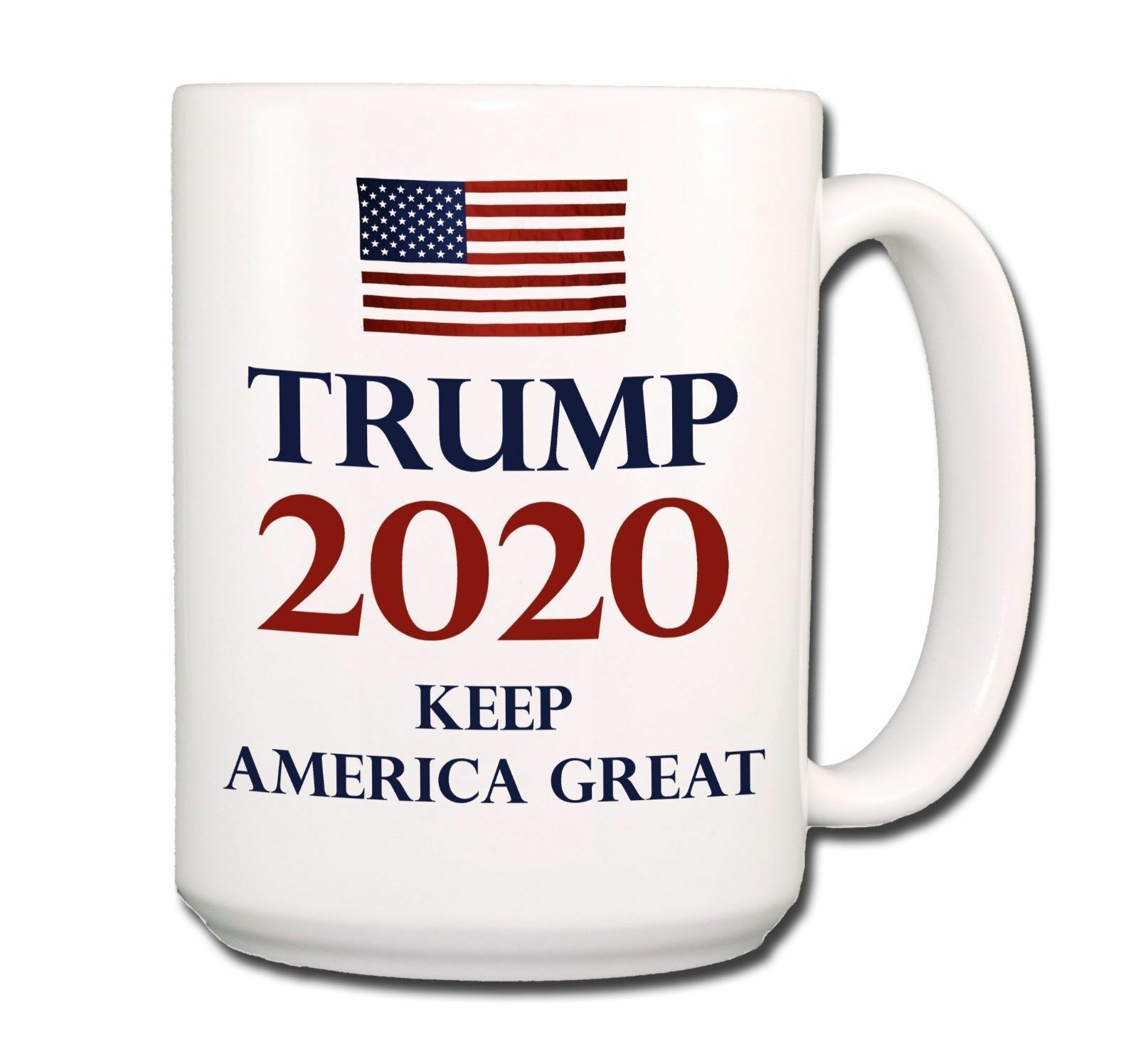 DONALD TRUMP Keep America Great 2020 EXTRA LARGE COFFEE MUG CUP 15 oz ...