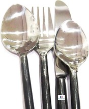 Rustic Flatware Fork Spoon Knife Hand Forged Dinner Set, Viking Cutlery, Medieva