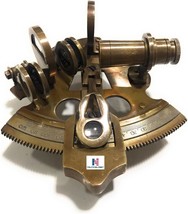 4" Captain Brass Sextant Nautical Maritime Astrolabe Marine Collectibles 