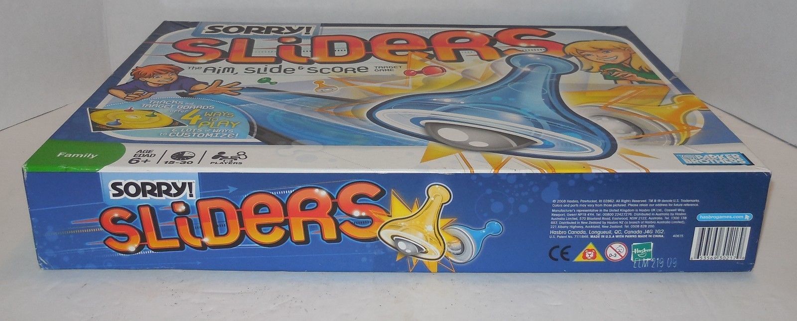 2008 Sorry Sliders Board Game Aim Slide and 50 similar items