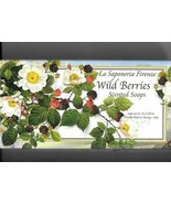 La Saponeria Firenze Wild Berries Scented Soaps 3 x 5.29 oz pc - Italy - $29.00