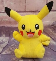 Pokemon Pikachu Plush 8" Stuffed Animal Yellow TOMY Got Catch'em All- EUC - $9.49