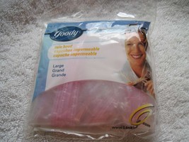 Goody Large Plastic Rain Hood Pink Cover Head Protect Hair Do 2000 Hairstyle - $7.00