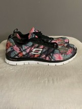 Skechers Womens Lightweight Memory Foam Flex Sole Floral Sneaker Shoes S... - $19.79