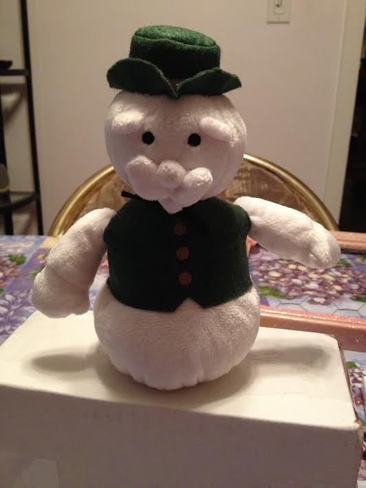 sam the snowman stuffed animal