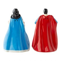 Superman Wonder Woman Salt & Pepper Shakers Set DC Comics Superhero Ceramic Gift image 2