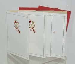 Hallmark Disney Mickey Mouse Joy Christmas Cards Set of 4 Red Envelopes image 1