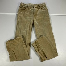 Gap Jeans Youth Size 14 28 x 28 Brown Khaki Denim Pockets 1969 Kids Work Boys - $19.78
