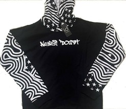 Boys Pullover Hoodie Never Doubt Black with White Size Small IDEOLOGY $4... - $9.49