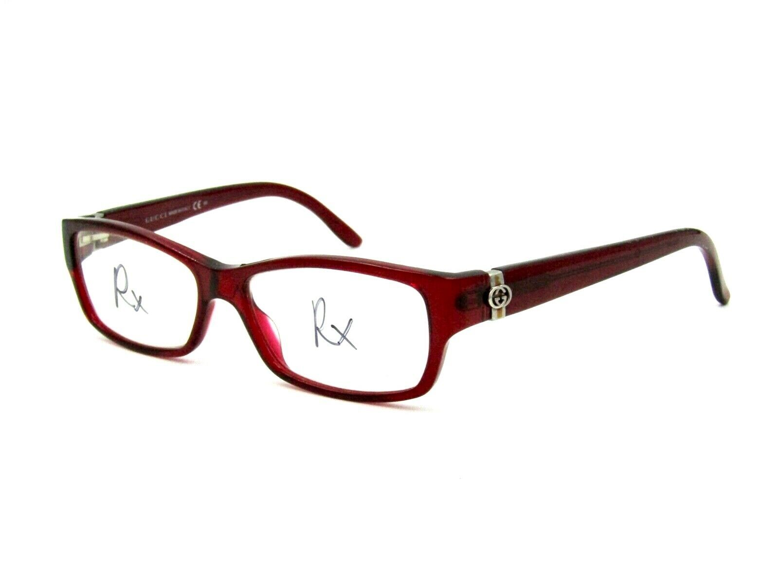red gucci eyeglass frames