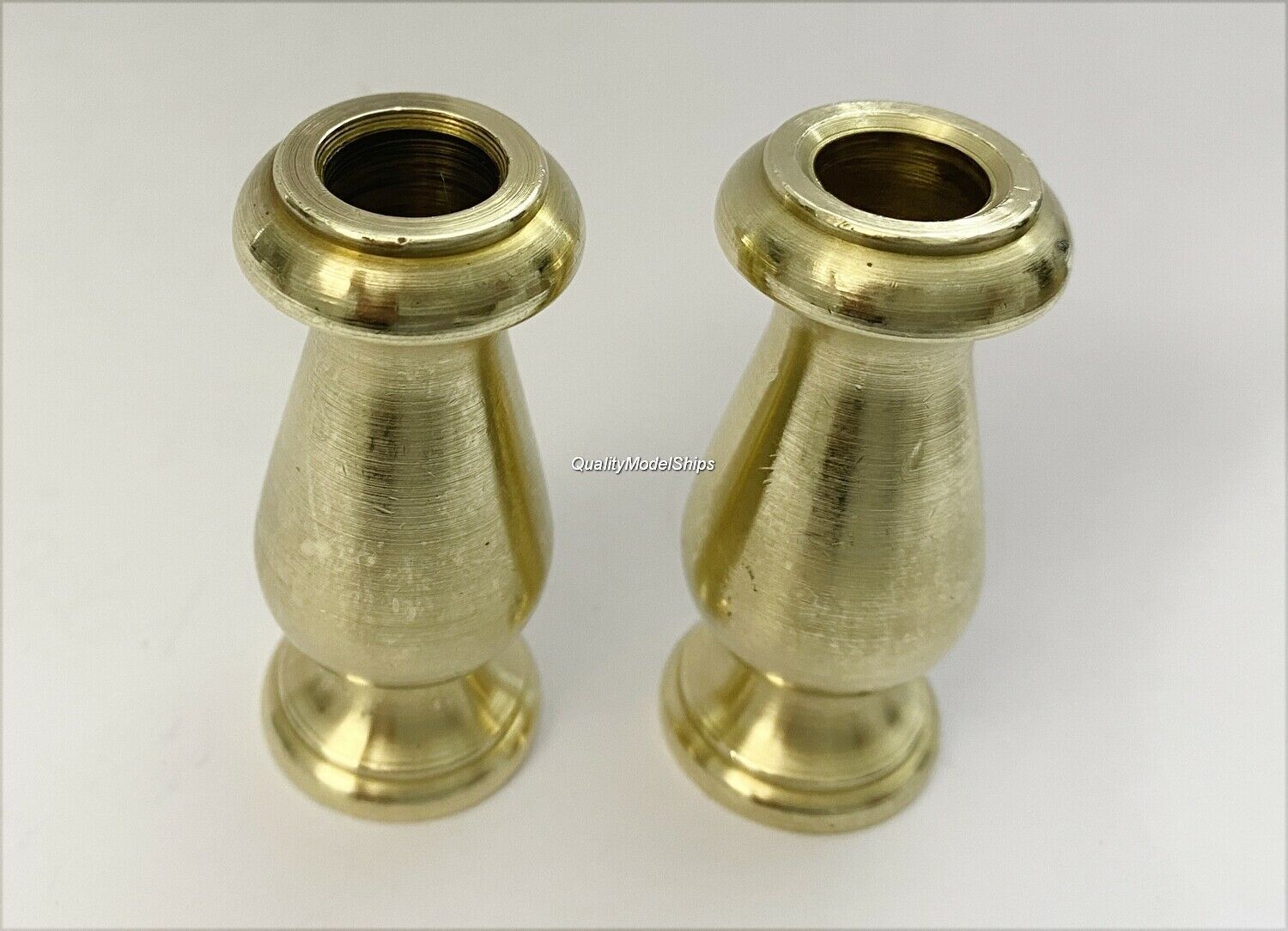 Quality Model Ship Display Pedestals Solid Turned Brass Wooden