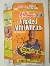 1995 Mt Cereal Box Kellogg's Frosted Mini-Wheats Rookie Grant Hill [Y156e11] - $6.72