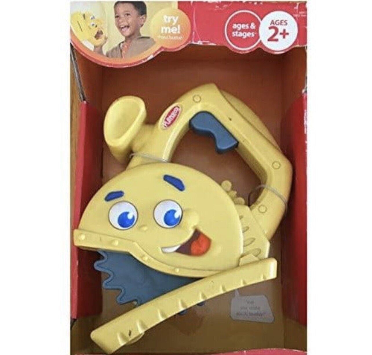 Playskool Cool Crew Sawyer Circular Saw Talks Moving Eyes Realistic