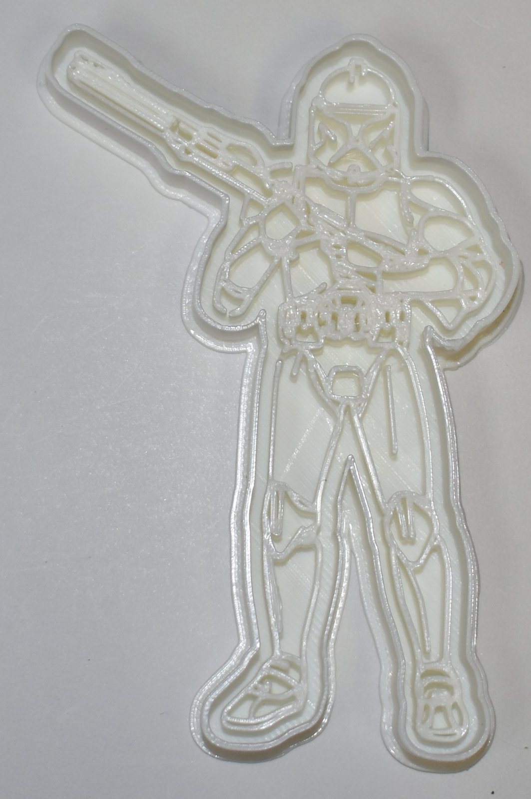 Clone Trooper Republic Star Wars Lightsaber Cookie Cutter 3D Printed USA PR749