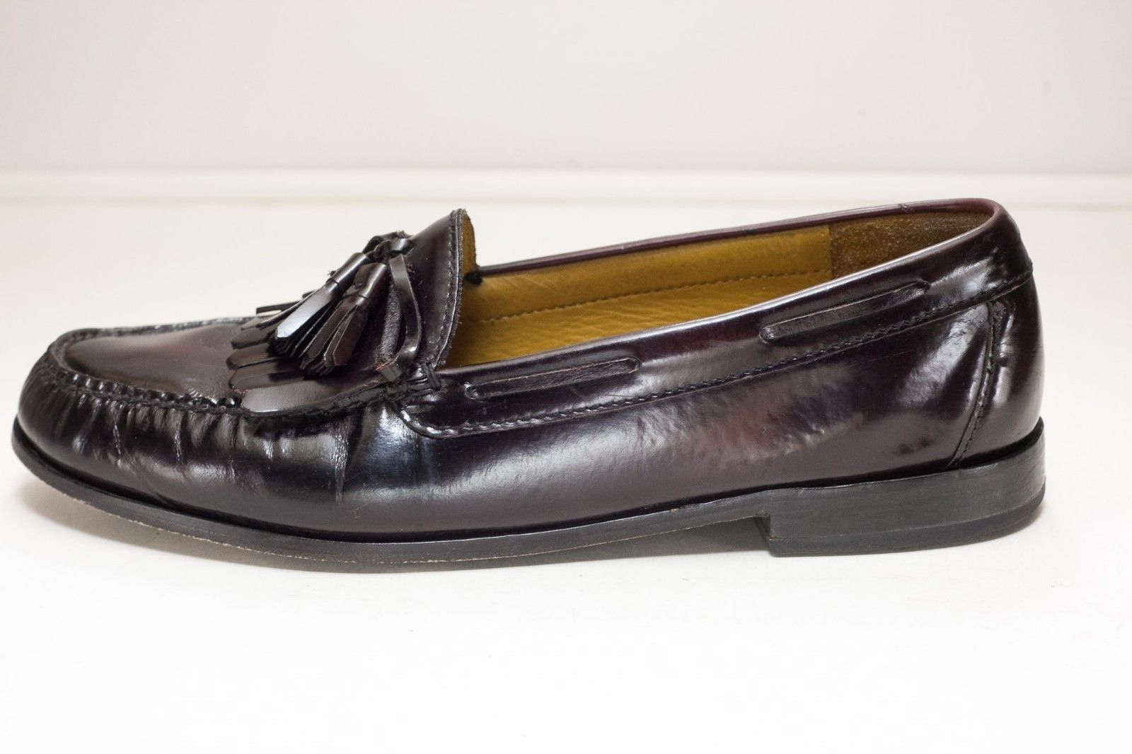 Cole Haan 12 Brown Tassel Kiltie Loafers Men's Dress Shoes - Dress/Formal