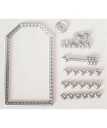Small Tag Cutting Die; with Hearts and Arrow Scrapbooking Card Making Gi... - $8.99