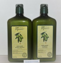 Chi Olive Organics Hair & Body Shampoo & Conditioner 24oz Duo - $47.02