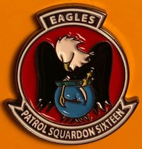 NAVY VP-16 EAGLES SQUADRON MILITARY METAL MAGNET PIN - $18.99