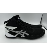NWB Asics MATFLEX 6 Mens Wrestling Shoes 1081A021-001 Black/Silver Size ... - $58.41