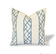 Luxury Lattice Accent Designer  Decorative Throw pillow.  Sarah Richards... - $80.00
