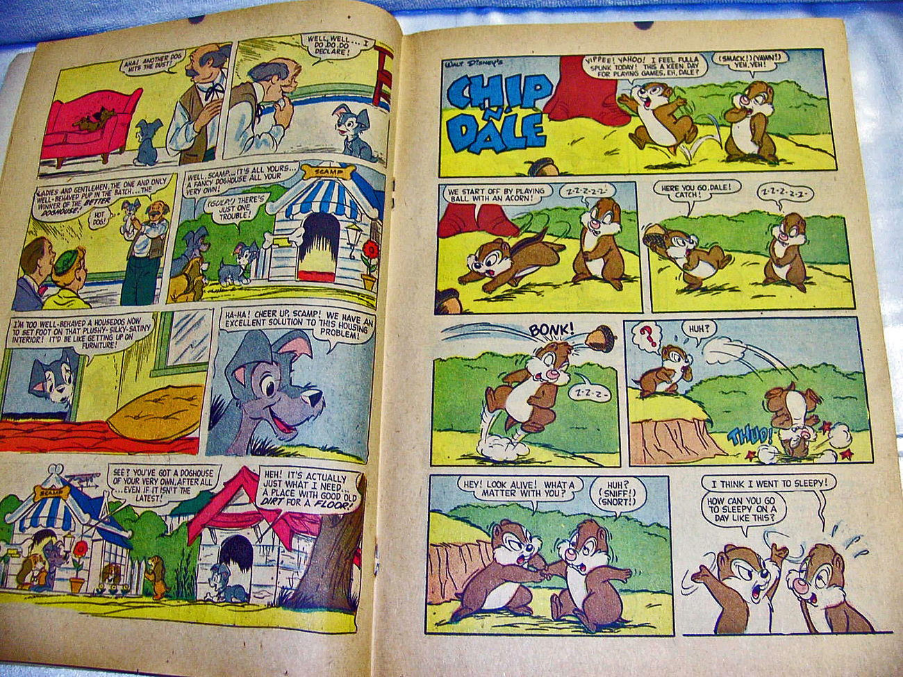 Walt Disney Comics Dell 1958 No216A Donald Duck - Cartoon Character