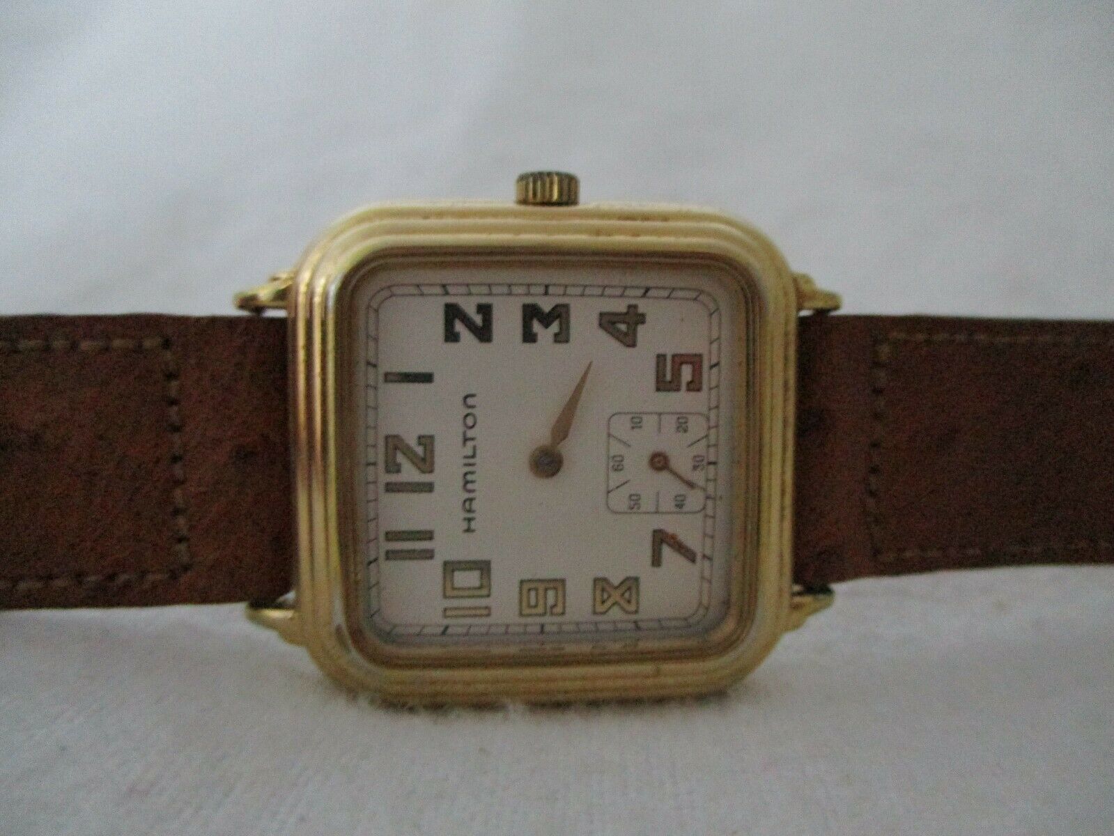 Hamilton Analog Wristwatch with a Buckle Band - $325.00