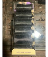 HYPE HAIR Satin Foam Rollers 12 Pcs, Item #19042-A, Black - $10.39