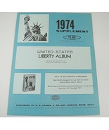 Harris 1974 United States U.N. Liberty Stamp Album Supplement X108J NOS - $5.63