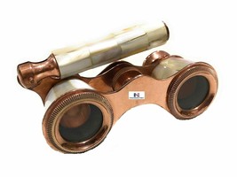 Brass Binocular Mother of Pearl - Antique Opera Binocular