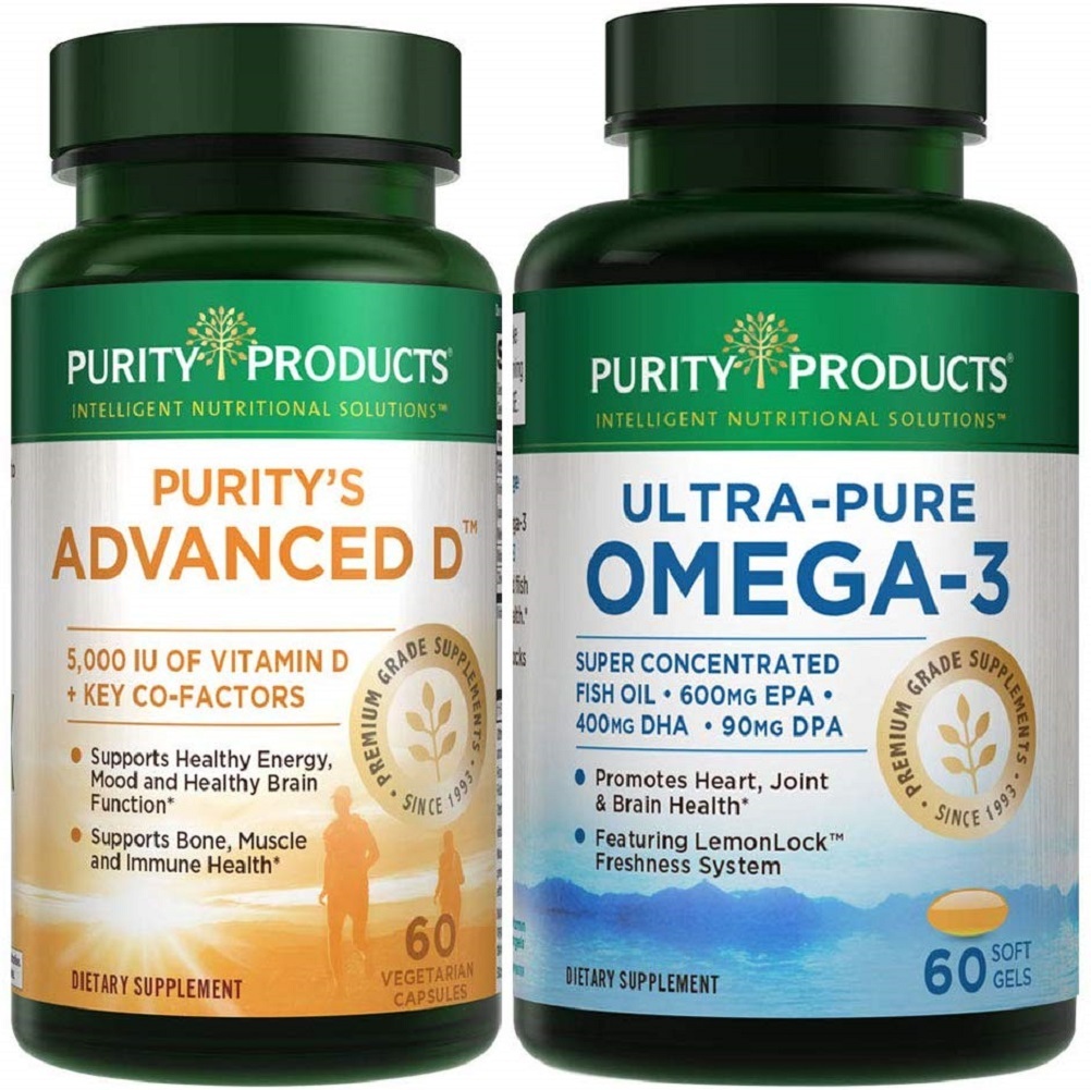 KIT - Dr. Cannell's Advanced D + Omega-3 Ultra-Pure Fish Oil from Purity