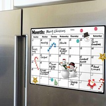 16&quot; x 11&quot; Magnetic Dry Erase Marker Calendar Fridge Reusable Easy Clean ... - $19.00