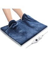 Heating Pad, Electric Heated Foot Warmer Soft Flannel with - £47.12 GBP