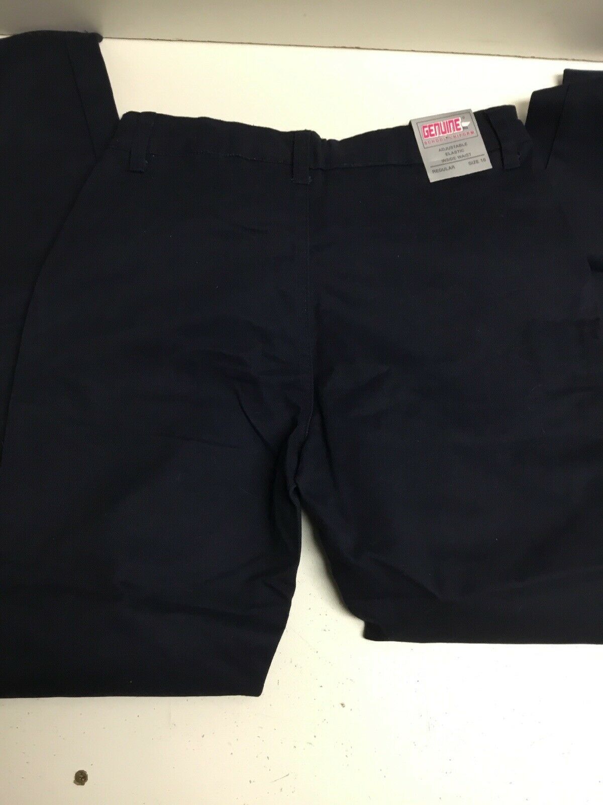 Genuine School Uniform Boys' Twill Pants - Basic Navy Blue - 16 Regular ...