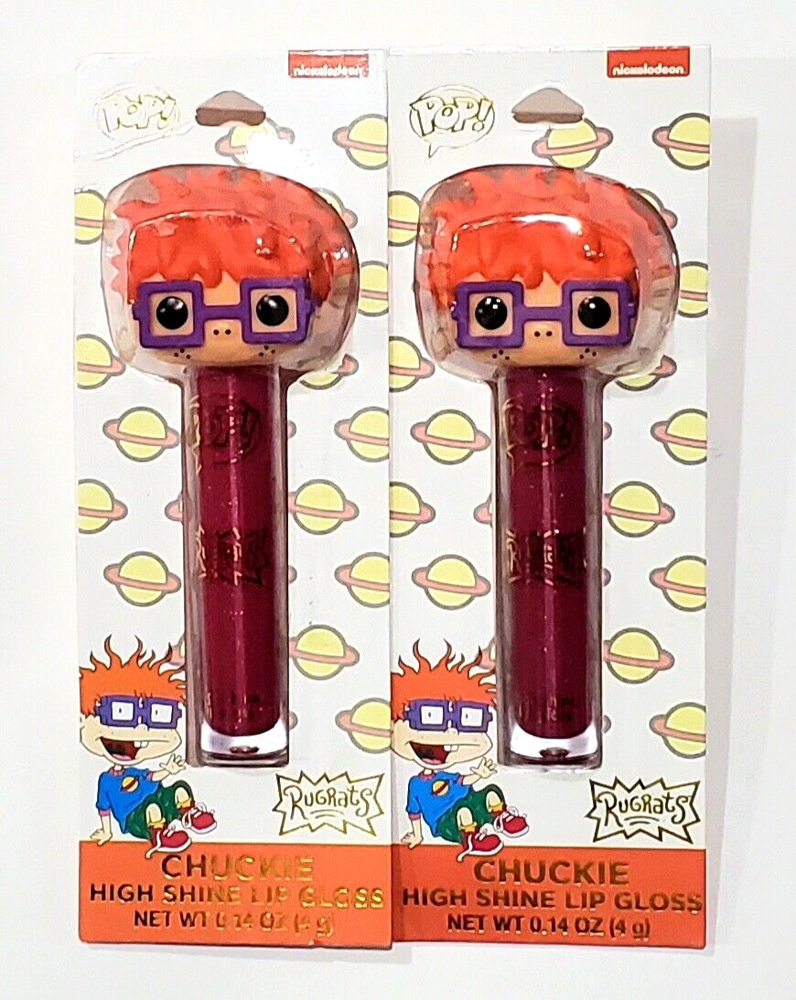 2 Packs Nickelodeon Rugrats Chuckie High Shine Lip Gloss