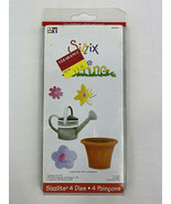 Sizzix Sizzlits SPRING SET #3 655317 FLOWERS WATER CAN - NEW IN PACKAGE !!! - $14.80