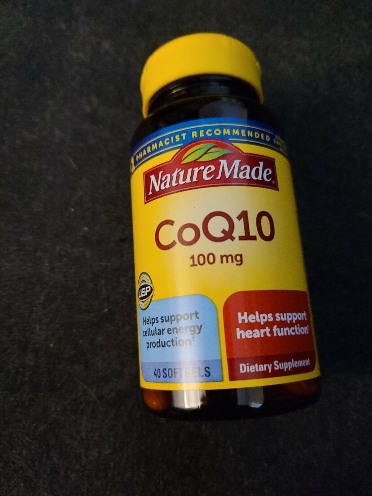 5 Nature Made CoQ10, 100 mg Supports Healthy Heart Energy 40 Pills 7/23 (i2) - $75.40