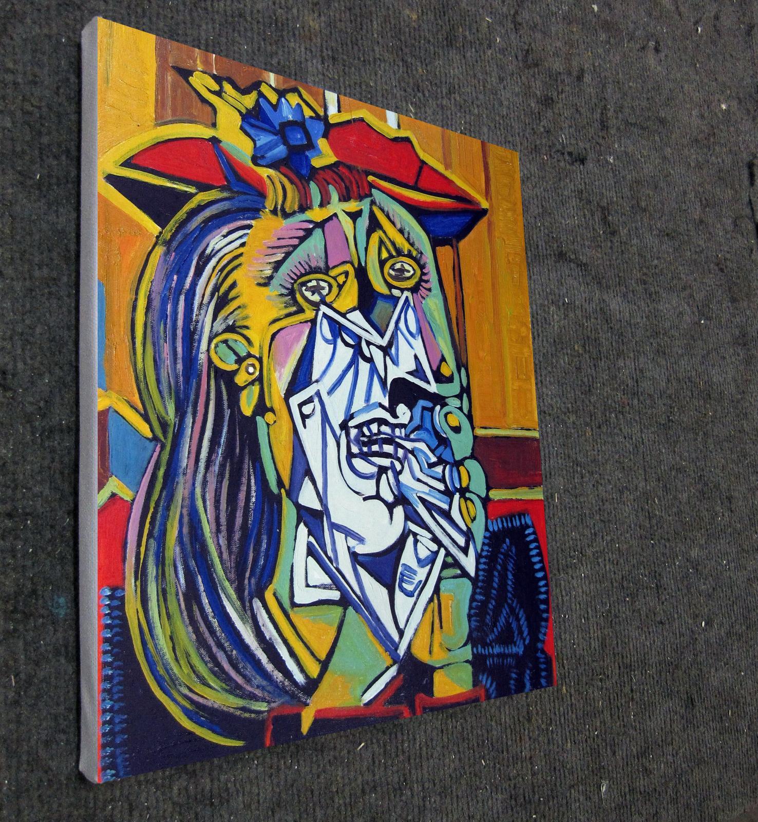 20x24 inches Rep. Pablo Picasso stretched Oil Painting Canvas Art Wall