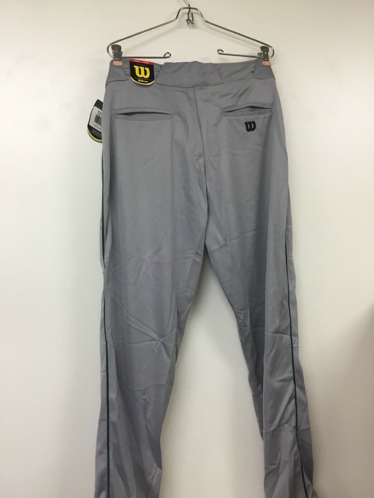 Download Wilson Mens Classic Relaxed Fit Piped Baseball Pants, Grey ...