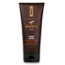 Woody's Shave Lather Moisturizing Shave Cream,  6 ounces