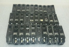 GE NP1587012-D 1 POLE CIRCUIT BREAKER SWITCHES (LOT OF 30) 20A 120/240V ... - $35.43