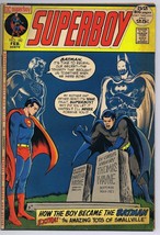 Superboy #182 ORIGINAL Vintage 1972 DC Comics Origin World's Finest Batman image 1