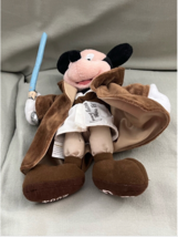 Disney Parks Star Wars Mickey Jedi Plush Doll Signed by Jeremy Bulloch Boba Fett image 6
