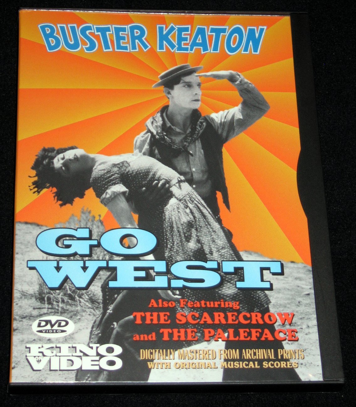 Go West DVD (1925) Buster Keaton Charming Slapstick Comedy Silent Film