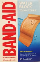 BAND-AID Bandages Waterproof Tough Strips Extra Large 1 3/4"x 4" 10 Ct/Box - $5.44