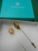 Great Collectible STITCH FIX 2 Hat Pins...one is a Cameo and one is AVON - $14.44