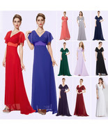 Ever-Pretty Long Bridesmaid Evening Party Dress Cocktail Formal Prom Gow... - £39.21 GBP