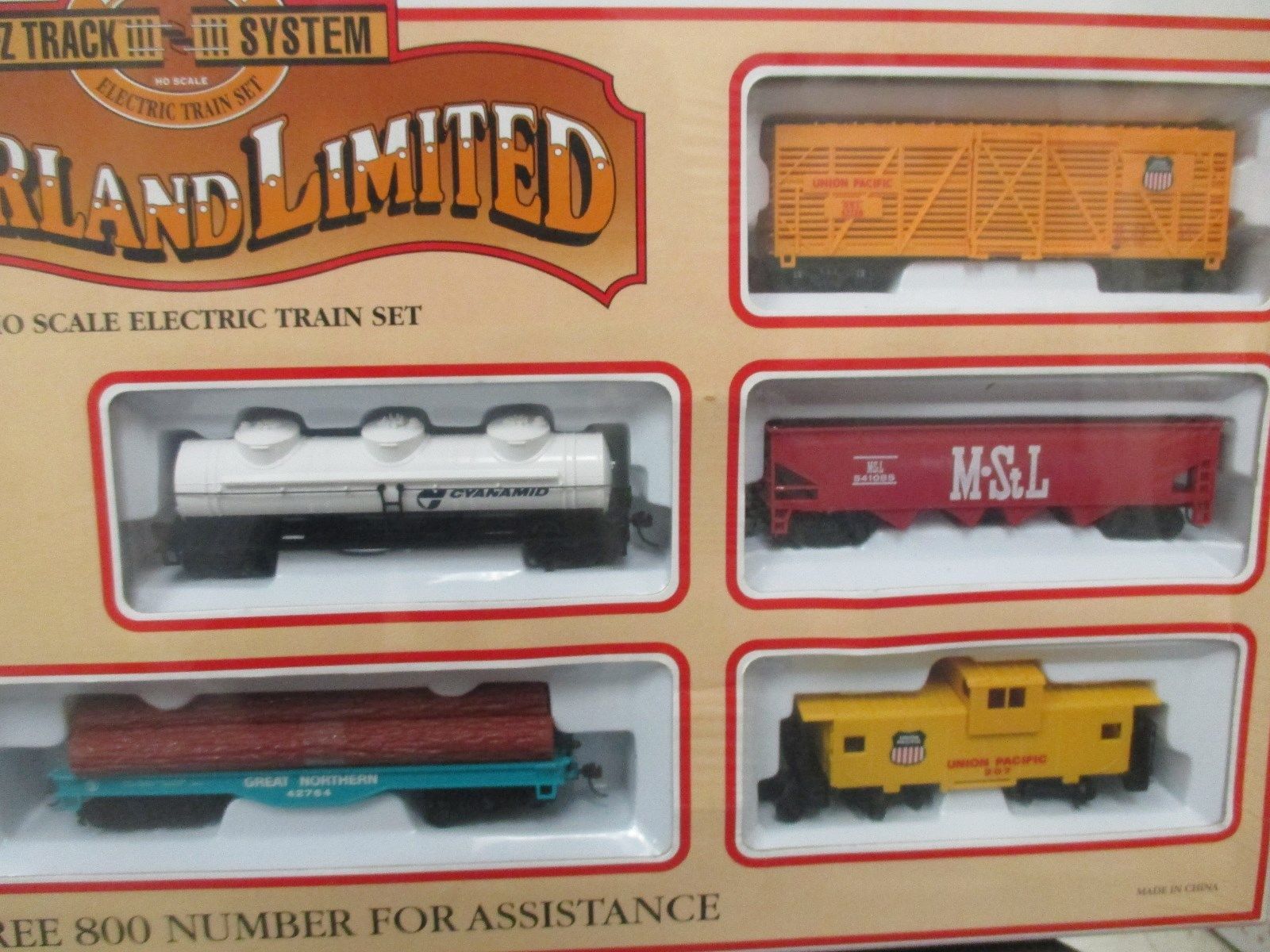 New Bachmann HO Scale Overland Limited Electric Train Set No. 00614