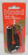 Hosa Technology YPP136 Stereo Y Breakout One Jack To Two Mono Plugs image 1
