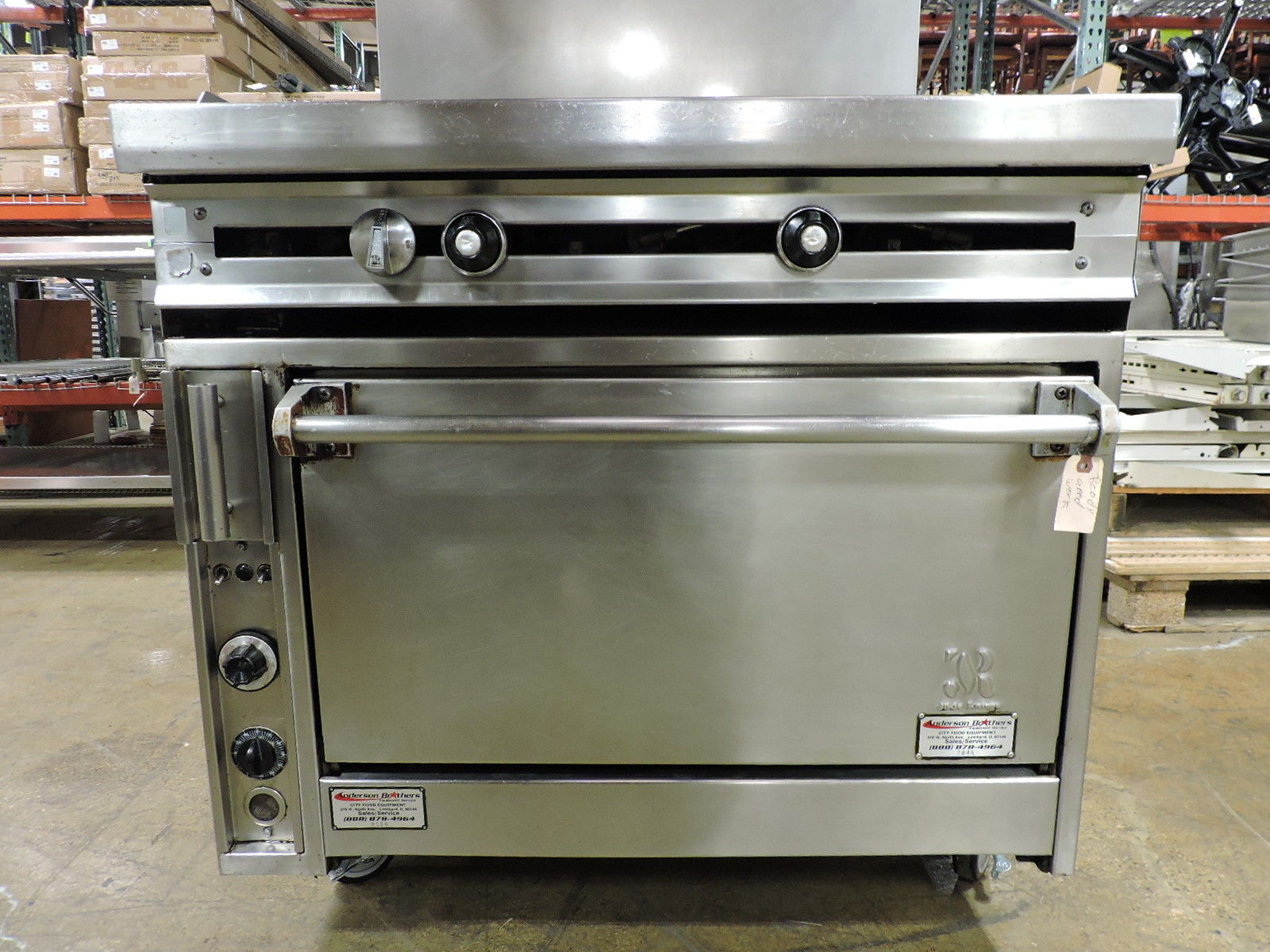 Jade Range JTRH36GTG36C Commercial Grooved Griddle Top Range w